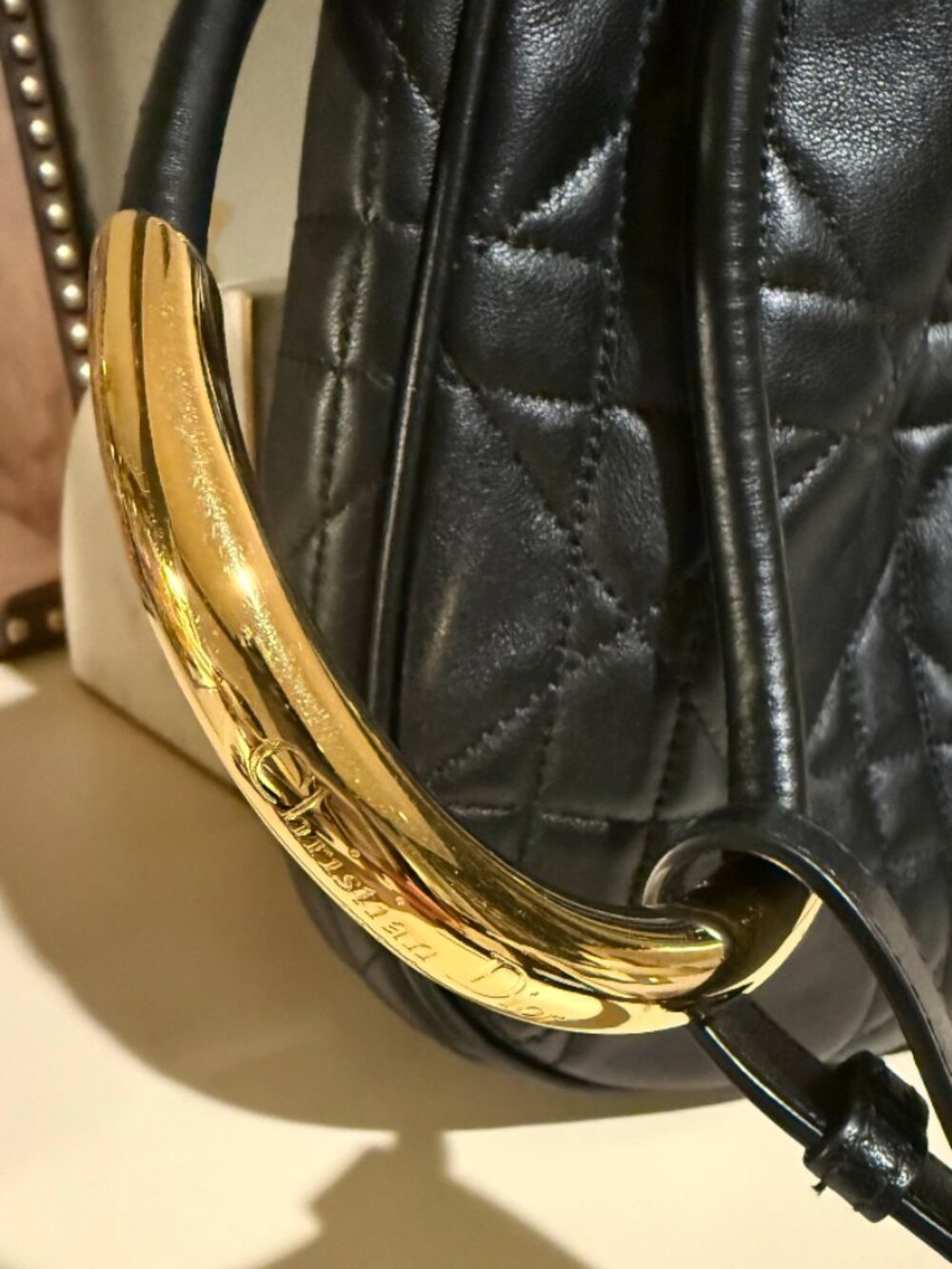 Dior Cannage Dior Nolita Bag in Quilted Leather - Picture 6 of 12
